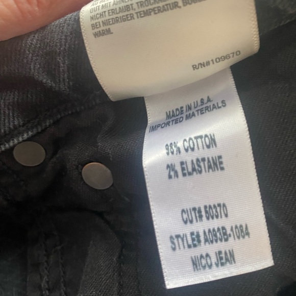 Agolde Nico High Rise Black slim fit jeans - Picture 14 of 15